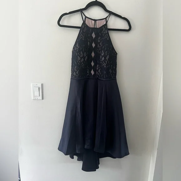 Navy Blue Dress Plus Size Semi Formal Dresses At Dillards My Michelle  Dresses Euc Formal Dress